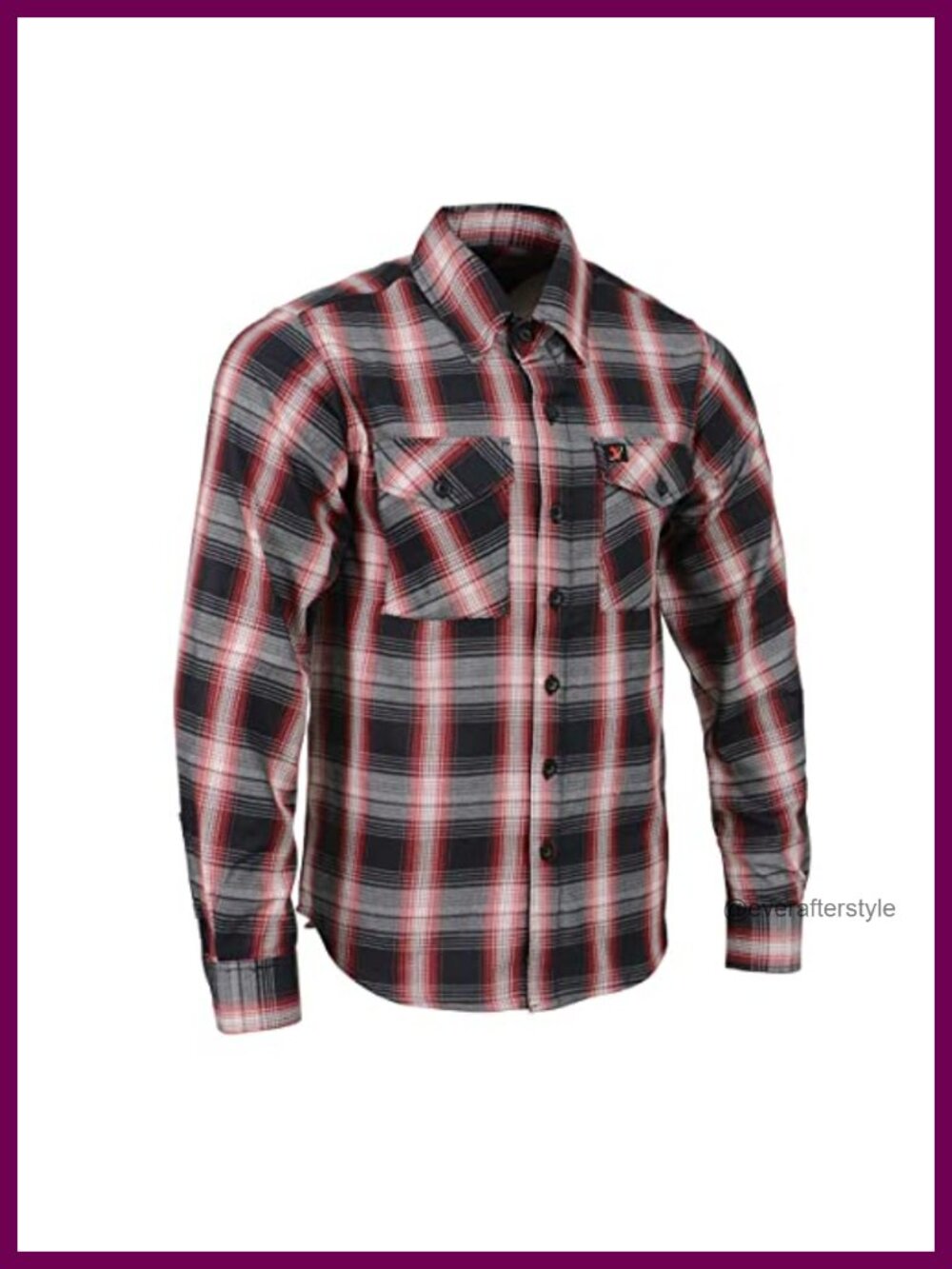 Men's Cotton Flannel Button Down Shirt Long Sleeve Casual